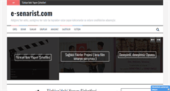 Desktop Screenshot of e-senarist.com