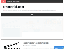 Tablet Screenshot of e-senarist.com